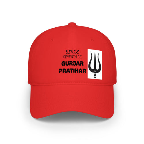 Low Profile Cap — Gurjar Prathihar Vintage Trident Design