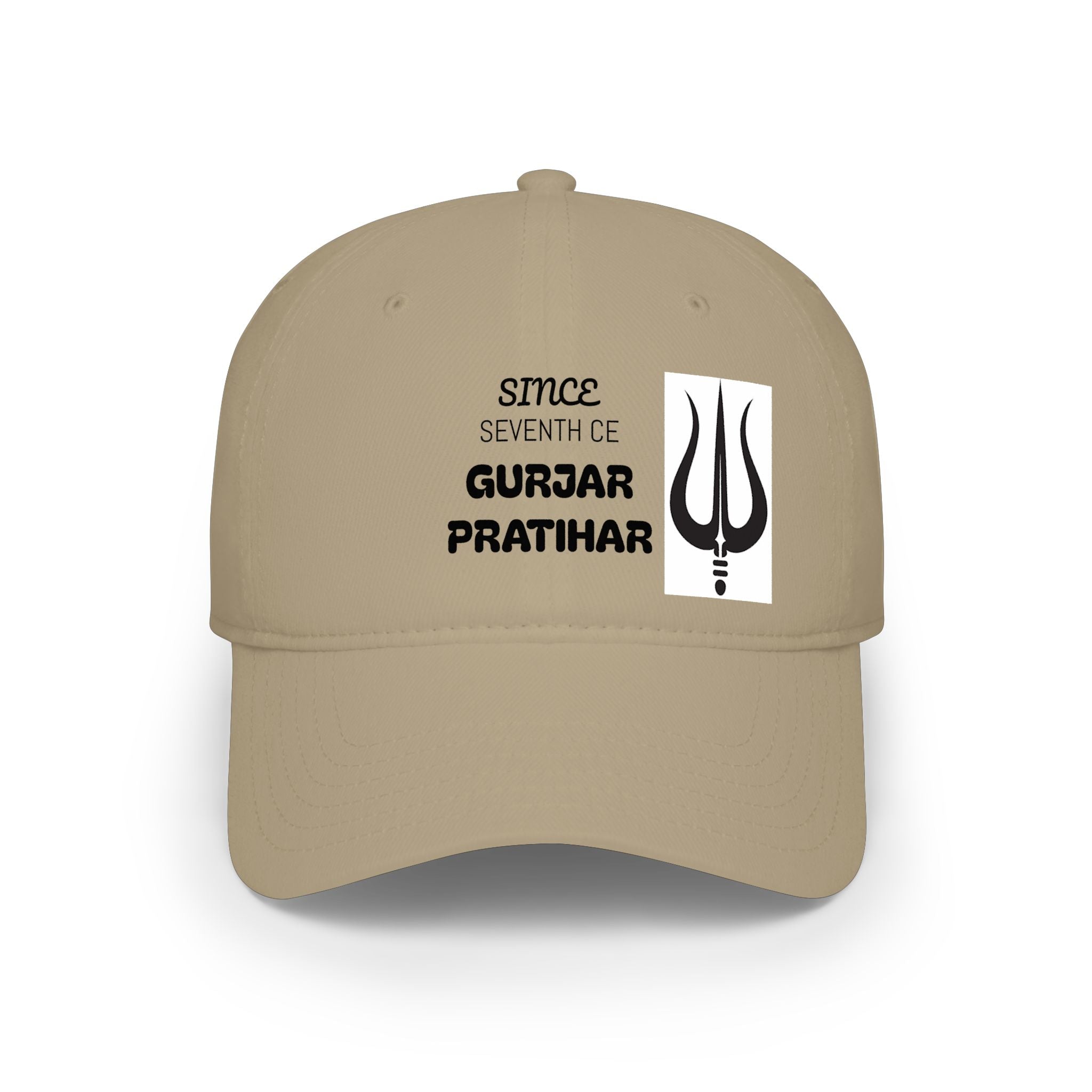 Low Profile Cap — Gurjar Prathihar Vintage Trident Design