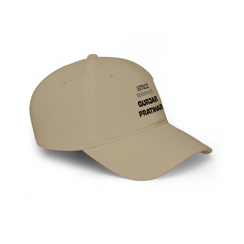 Low Profile Cap — Gurjar Prathihar Vintage Trident Design